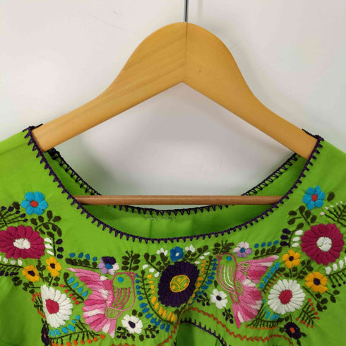 メキシコ刺繍 ブラウス レディース